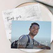 Forever in ons hart Herdenking van de begrafenis Briefkaart