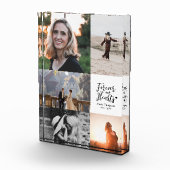 Forever in ons hart Memorial Collage Photo Block Fotoblokken (Rechts)