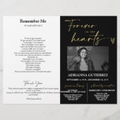 Forever in ons hart Memorial Foto-programma (Voorkant)