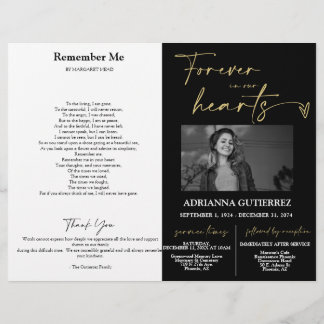 Forever in ons hart Memorial Foto-programma
