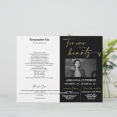 Forever in ons hart Memorial Foto-programma (Staand voorkant)