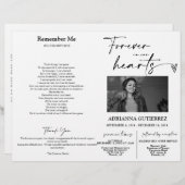 Forever in ons programma Memorial Foto's (Voorkant / Achterkant)