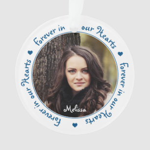 Forever in onze familie Foto Memorials Ornament