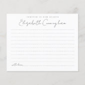 Forever in onze harten Kaart van de Begriptheid (Voorkant)