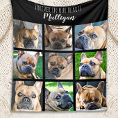 Forever in onze Hearts Pet Memorial Foto Collage Fleece Deken