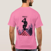 Forever in our freedom pink t-shirt (Achterkant)