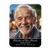 Forever in Our Hearts 1 Special Photo Keepsake Magneet (Verticaal)