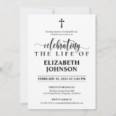 Forever in Our Hearts: Elegant Fotomonument Kaart (Achterkant)