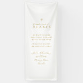 Forever in our Hearts! Floral Bouquet Wedding  Spandoek (Verticaal)