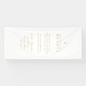 Forever in our Hearts! Floral Bouquet Wedding  Spandoek (Horizontaal)