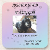 Forever in Our Hearts Gradient Tribute Bier Onderzetter (Voorkant)