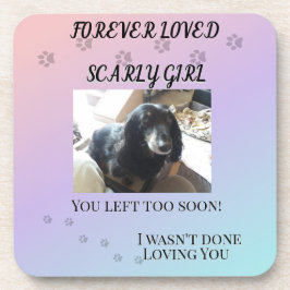 Forever in Our Hearts Gradient Tribute Bier Onderzetter