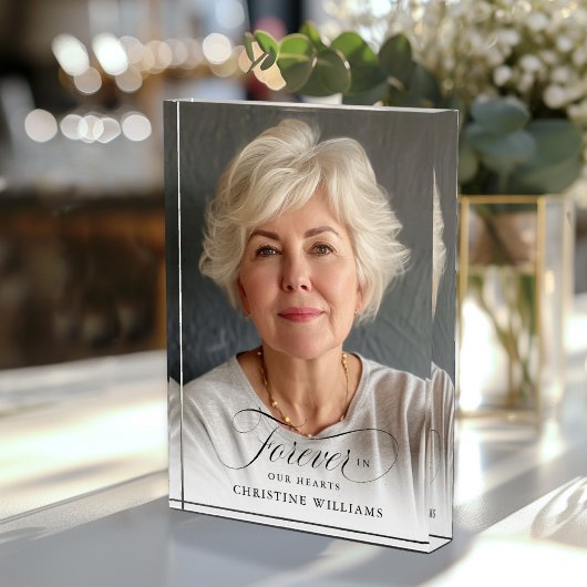 "Forever in our Hearts" Memorial, naam, foto