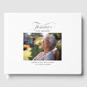 "Forever in our Hearts" Memorial, naam, foto Gastenboek (Voorkant)