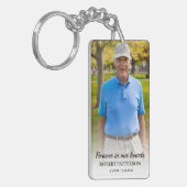 Forever in Our Hearts Memorial Photo Keepsake Sleutelhanger (Voorkant Links)