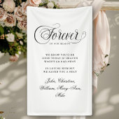 Forever In Our Hearts- Memorial White Spandoek