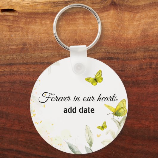 Forever in our hearts  sleutelhanger (Achterkant)