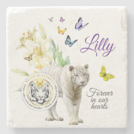 Forever in our hearts  stenen onderzetter