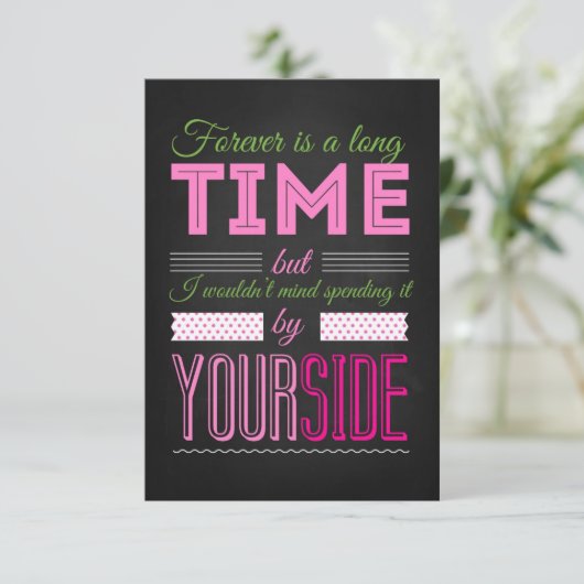 Forever is a long Time (Staand voorkant)