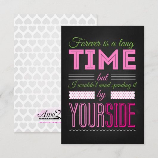 Forever is a long Time (Voorkant / Achterkant)