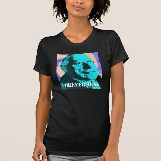 "Forever Jung" Black T-Shirt (Voorkant)