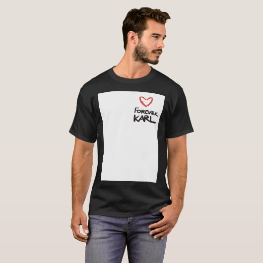 Forever Karl - Karl Lagerfeld shirt Classic T-Shir (Voorkant volledig)
