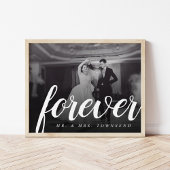 Forever Keepomwille Mr en Mrs Wedding Foto Poster
