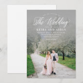 Forever Klassieke Foto Weddenschap FCL Bedankkaart (Voorkant / Achterkant)