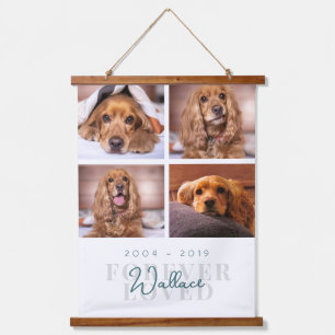 Forever Loste Custom Photo Collage Pet Memorial Hangend Wandkleed