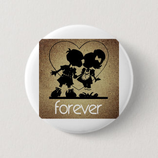 Forever Love 2 Ronde Button 5,7 Cm