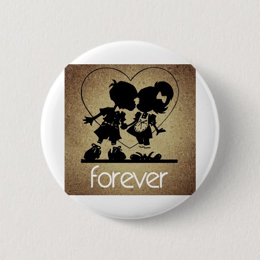 Forever Love 2 Ronde Button 5,7 Cm (Voorkant)
