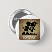 Forever Love 2 Ronde Button 5,7 Cm (Voorkant /achterkant)