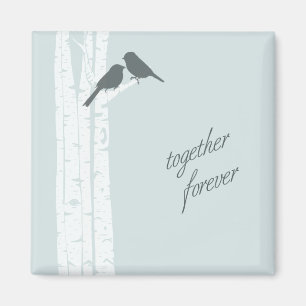 Forever Love Birds In A Tree Magneet