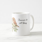 Forever Love Birds Koffiemok (Voorkant rechts)
