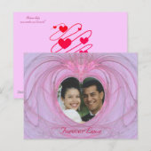 Forever Love Briefkaart (Voorkant / Achterkant)