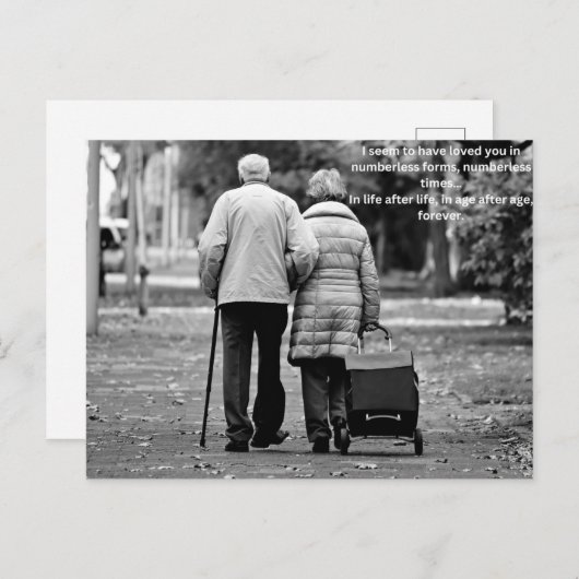 Forever Love briefkaart (Voorkant / Achterkant)