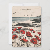 Forever Love by the Zee Wedding Invitation Kaart (Achterkant)