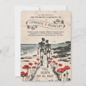 Forever Love by the Zee Wedding Invitation Kaart (Voorkant)