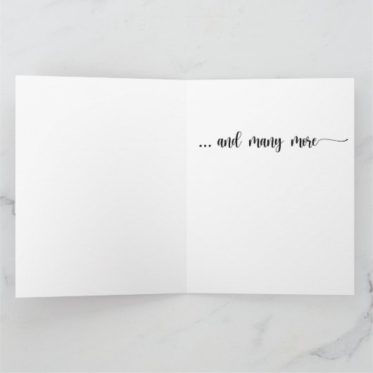 Forever Love Card Bedankkaart (Binnen)