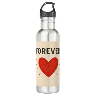 Forever Love Cup Waterfles