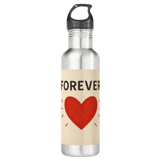 Forever Love Cup Waterfles (Voorkant)