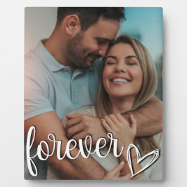 Forever Love Custom Photo Plaque Valentijn Day Fotoplaat