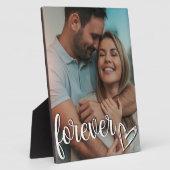 Forever Love Custom Photo Plaque Valentijn Day Fotoplaat (Zijkant)