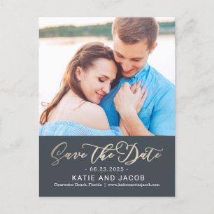 Forever Love EDITABLE KLOR Save the Date Briefkaart