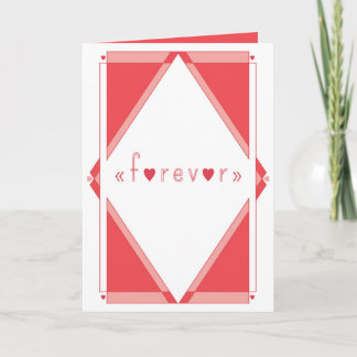 Forever Love Feestdagen Kaart