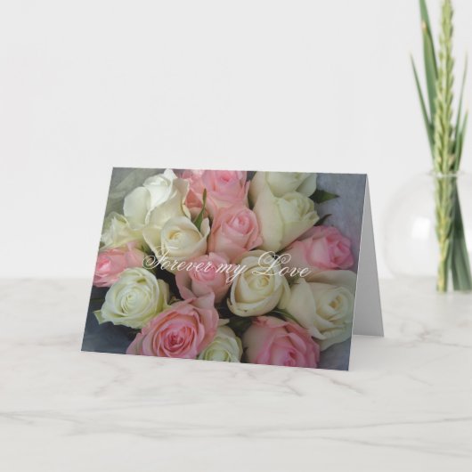 Forever Love Feestdagen Kaart (Voorkant)