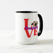 "Forever Love" gepersonaliseerde foto Mok (Voorkant rechts)