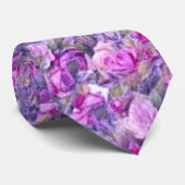 Forever Love  Gothic Roos Lavender Paars Stropdas (Opgerold)