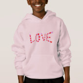 Forever Love Hearts roze Romantic Sweet (Voorkant)