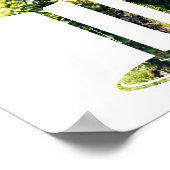 Forever Love in the Vineyard, Stencil Custom Foto Poster (Hoek)